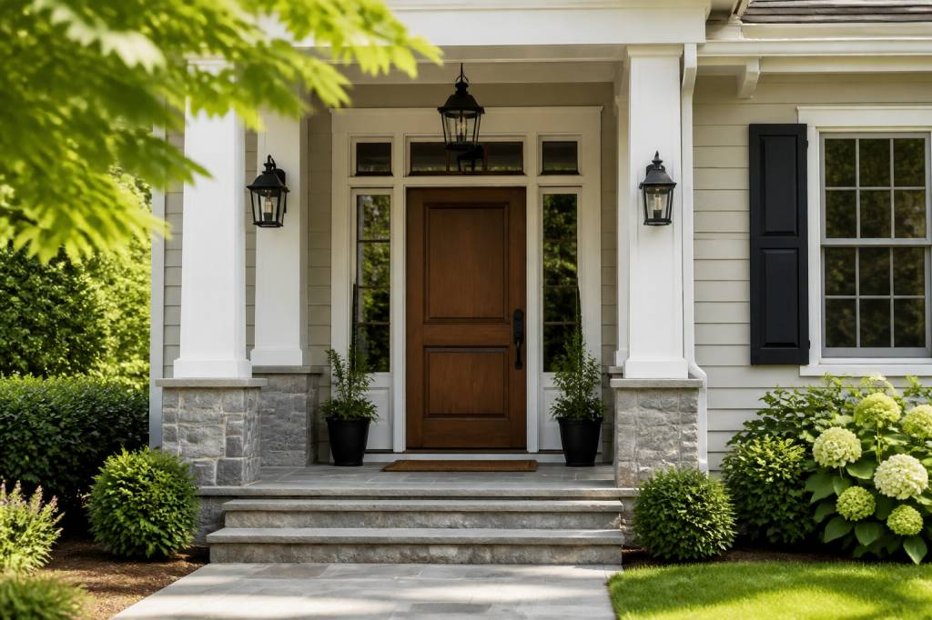 Front porches : idées d’aménagement pour une entrée de maison accueillante