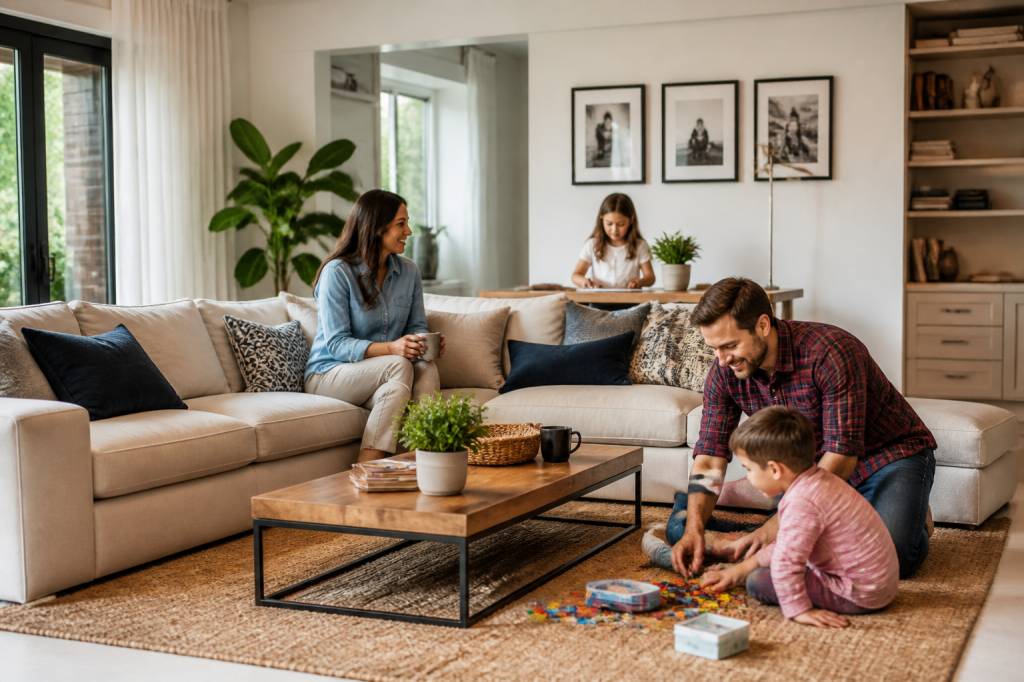 Family rooms : idées d’aménagement et de décoration pour un espace convivial