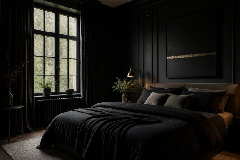Black rooms : idées de décoration intérieure sombre et élégante